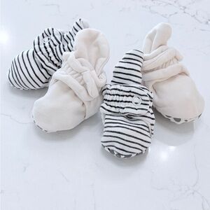 TWO PAIRS of Zutano Baby Booties